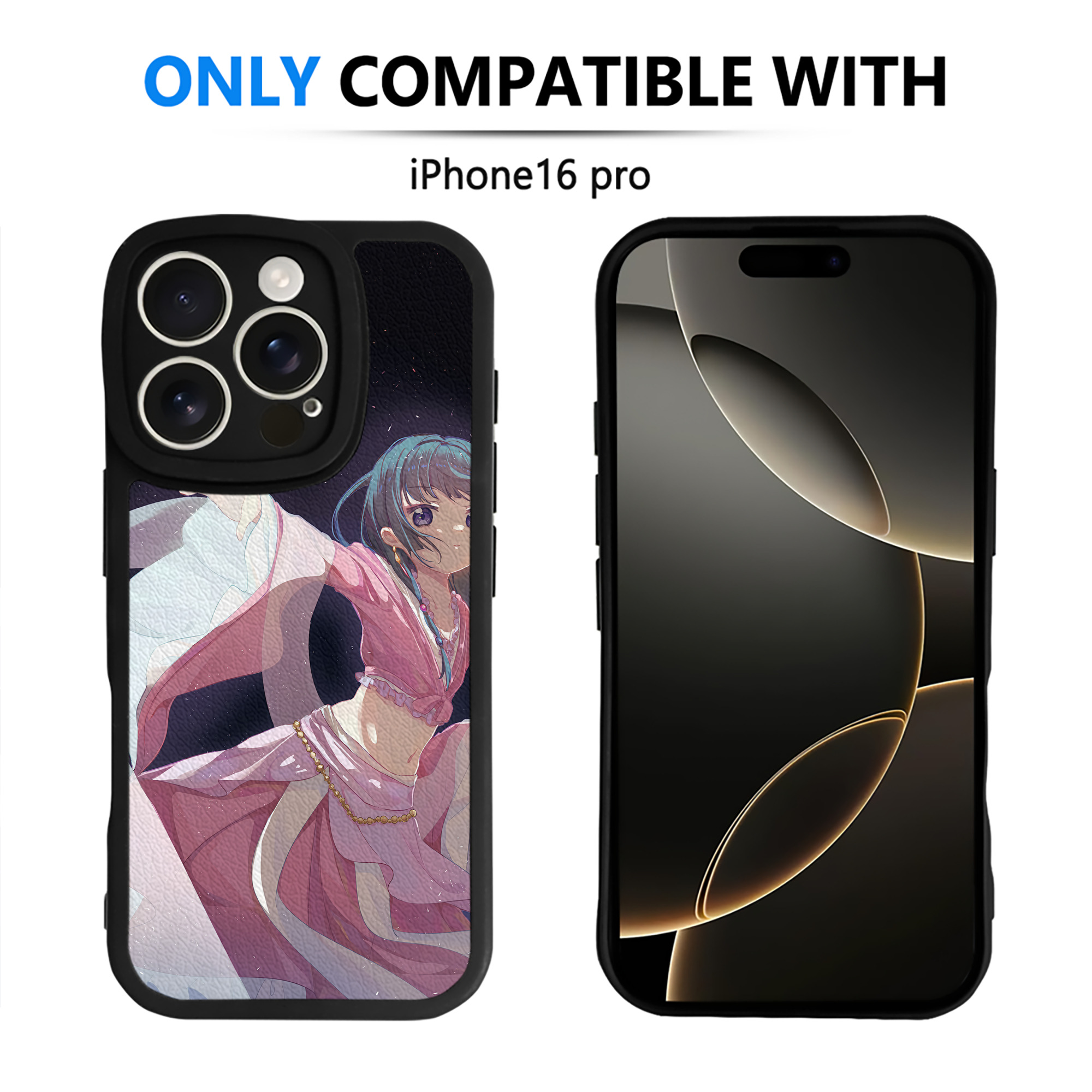 （画像用） 薬屋のひとりごと The Apothecary Diaries 【iPhone 16シリーズ対応】シリコンスマホケース（レザー調） 材質：シリコン